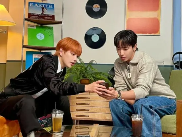 "CNBLUE" Jung Yong Hwa and "ATEEZ" Hongjoong are in perfect sync... Behind-the-scenes cuts from "LP ROOM" released
