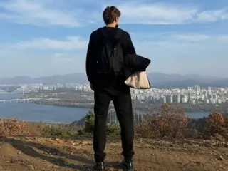 Jaejung, a reliable figure enjoying nature... "Final mountain climbing in autumn"