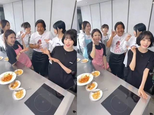 "LE SSERAFIM" makes "spaghetti" with Chef Edward Lee... Content released today (16th)