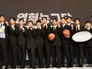 [Photo] SHINee's Minho, NCT's Johnny and others attend the production presentation of SBS's "Hot Blooded Basketball Team"... "Fighting!"